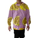 Fruit Lemons Orange Purple Hooded Wind Breaker (Kids) View1