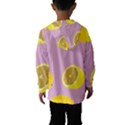 Fruit Lemons Orange Purple Hooded Wind Breaker (Kids) View2