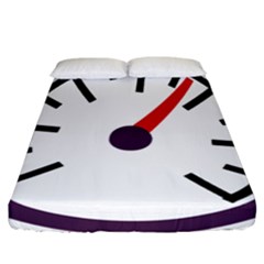 Maker Measurer Hours Time Speedometer Fitted Sheet (california King Size) by Mariart