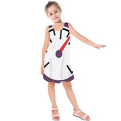 Maker Measurer Hours Time Speedometer Kids  Sleeveless Dress by Mariart