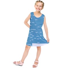 Peta Anggota City Blue Eropa Kids  Tunic Dress by Mariart