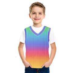 Plaid Rainbow Retina Green Purple Red Yellow Kids  Sportswear by Mariart