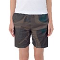 Tree Jungle Brown Green Women s Basketball Shorts View1