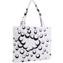 Splash Bubble Black White Polka Circle Mini Tote Bag View2