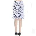 Splash Bubble Black White Polka Circle Mermaid Skirt View2