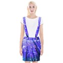 Neon Light Line Vertical Blue Braces Suspender Skirt View1