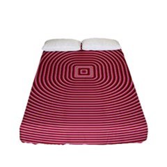 Stop Already Hipnotic Red Circle Fitted Sheet (full/ Double Size)