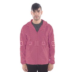 Stop Already Hipnotic Red Circle Hooded Wind Breaker (men) by Mariart