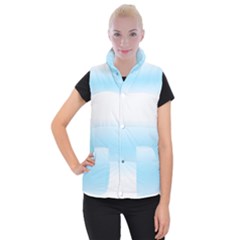 Decorative Pattern Women s Button Up Puffer Vest