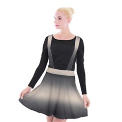 Decorative Pattern Suspender Skater Skirt