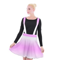 Decorative Pattern Suspender Skater Skirt