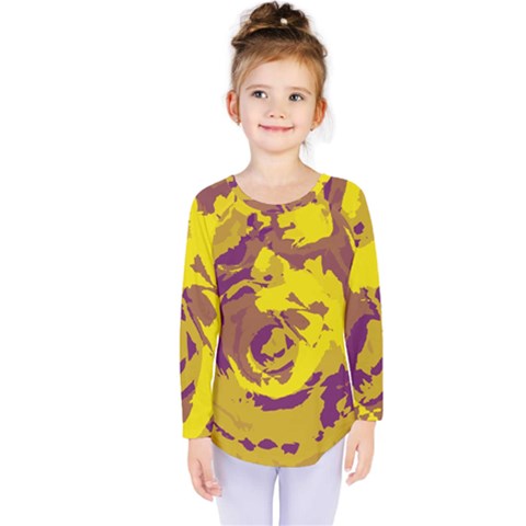 Abstract Art Kids  Long Sleeve Tee by ValentinaDesign