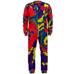 Abstract Art Onepiece Jumpsuit (men)  by ValentinaDesign