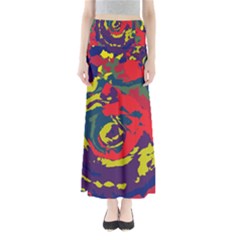 Abstract Art Maxi Skirts by ValentinaDesign