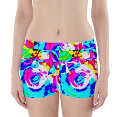 Abstract Art Boyleg Bikini Wrap Bottoms by ValentinaDesign