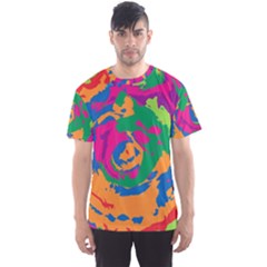 Abstract Art Men s Sport Mesh Tee