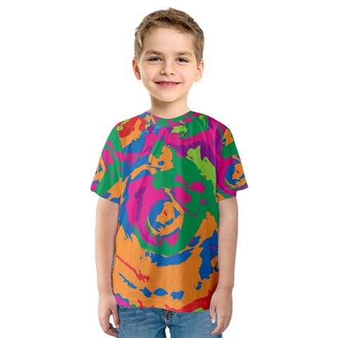 Abstract Art Kids  Sport Mesh Tee by ValentinaDesign