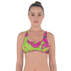 Abstract Art Got No Strings Sports Bra