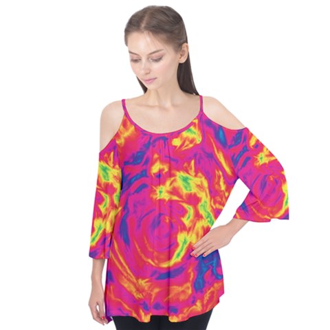 Abstract Art Flutter Tees by ValentinaDesign