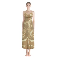 Abstract Art Chiffon Maxi Dress