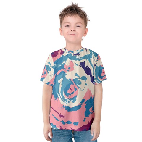 Abstract Art Kids  Cotton Tee by ValentinaDesign