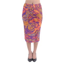 Abstract Art Midi Pencil Skirt by ValentinaDesign