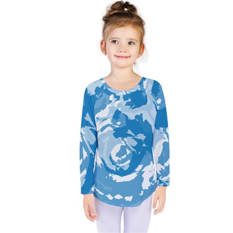 Abstract Art Kids  Long Sleeve Tee by ValentinaDesign