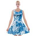 Abstract art Velvet Skater Dress View1