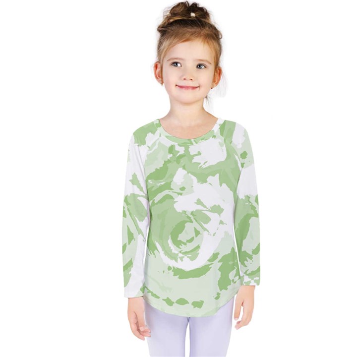 Abstract art Kids  Long Sleeve Tee