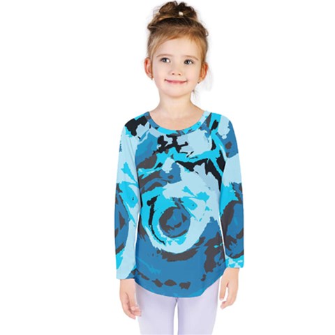 Abstract Art Kids  Long Sleeve Tee by ValentinaDesign