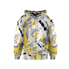 Abstract art Kids  Zipper Hoodie