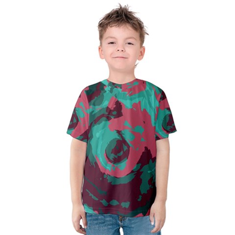 Abstract Art Kids  Cotton Tee by ValentinaDesign