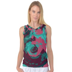 Abstract Art Women s Basketball Tank Top by ValentinaDesign