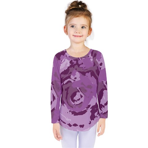 Abstract Art Kids  Long Sleeve Tee by ValentinaDesign