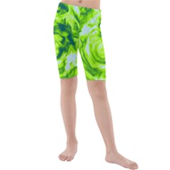 Abstract Art Kids  Mid Length Swim Shorts by ValentinaDesign