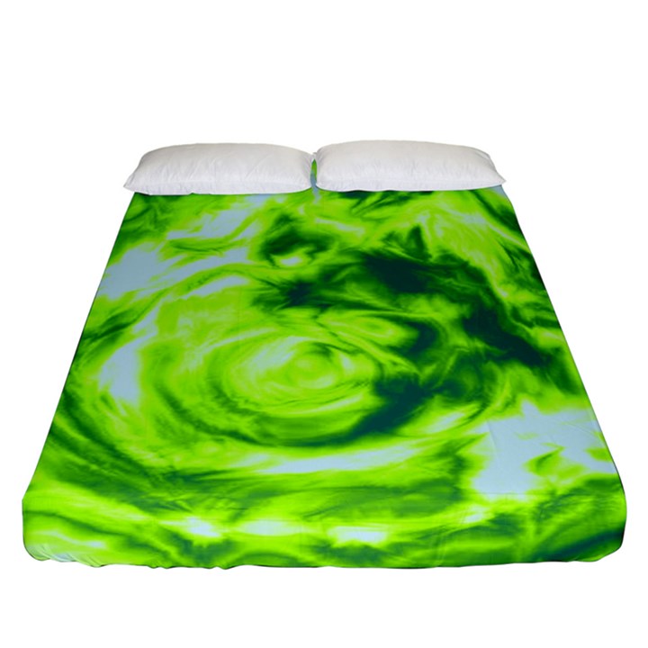 Abstract art Fitted Sheet (California King Size)