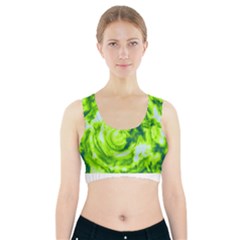 Abstract Art Sports Bra With Pocket