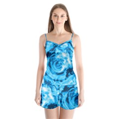 Abstract Art Satin Pajamas Set