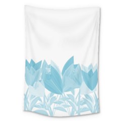 Tulips Large Tapestry by ValentinaDesign