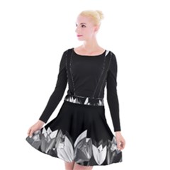 Tulips Suspender Skater Skirt