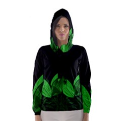 Tulips Hooded Wind Breaker (women) by ValentinaDesign