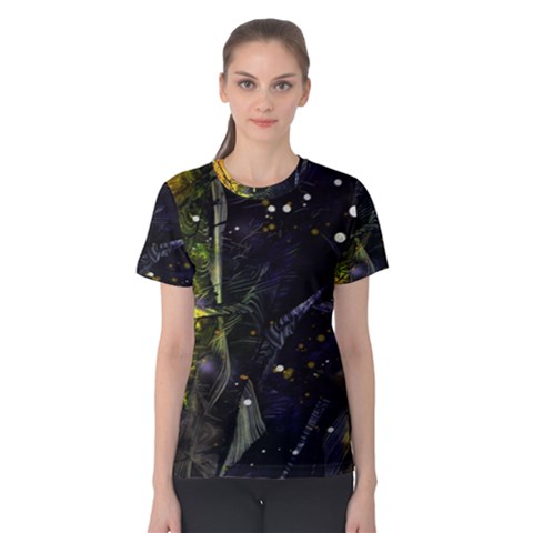 Abstract Design Women s Cotton Tee by ValentinaDesign