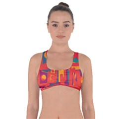 Abstract Art Got No Strings Sports Bra