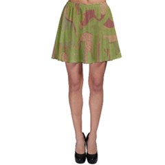 Abstract art Skater Skirt