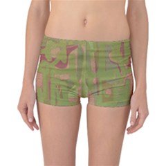 Abstract art Reversible Bikini Bottoms