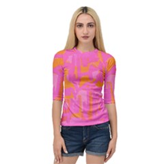 Abstract Art Quarter Sleeve Tee