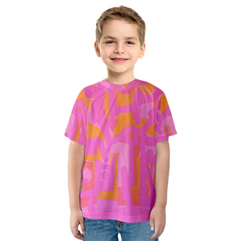 Abstract Art Kids  Sport Mesh Tee by ValentinaDesign