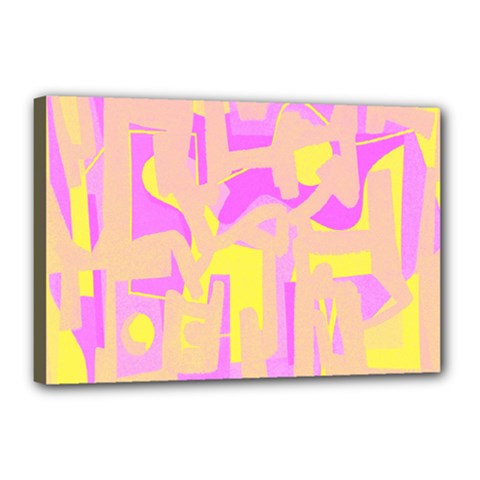 Abstract Art Canvas 18  X 12  by ValentinaDesign