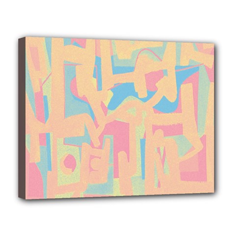 Abstract Art Canvas 14  X 11  by ValentinaDesign