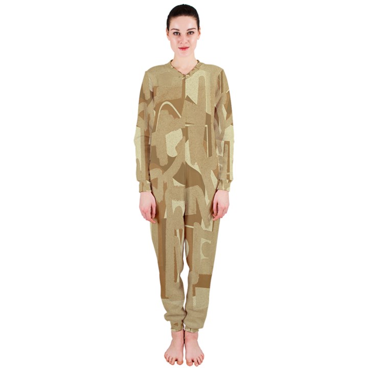 Abstract art OnePiece Jumpsuit (Ladies) 